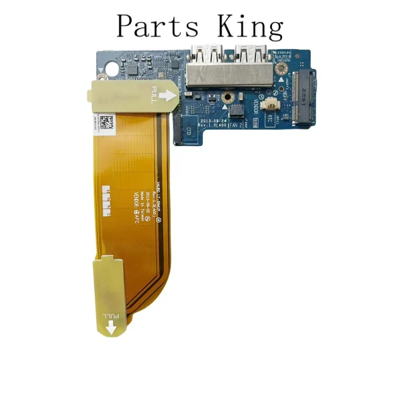 For DELL XPS 15 9530 M3800 Laptop USB BOARD With Cable CN-007DF4 007DF4 0K035W VAUBO LS-9941P