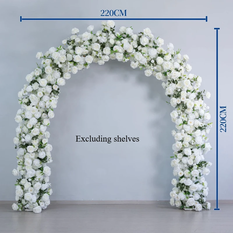 Arche florale artificielle style forêt pour la photographie de lieux de célébrités d'Internet, les s