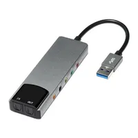 External USB Sound Card AC-3 DTS Headphone Adapter 5.1 Channel Soundcard Optical for PC Computer Audio Card Converter for PC