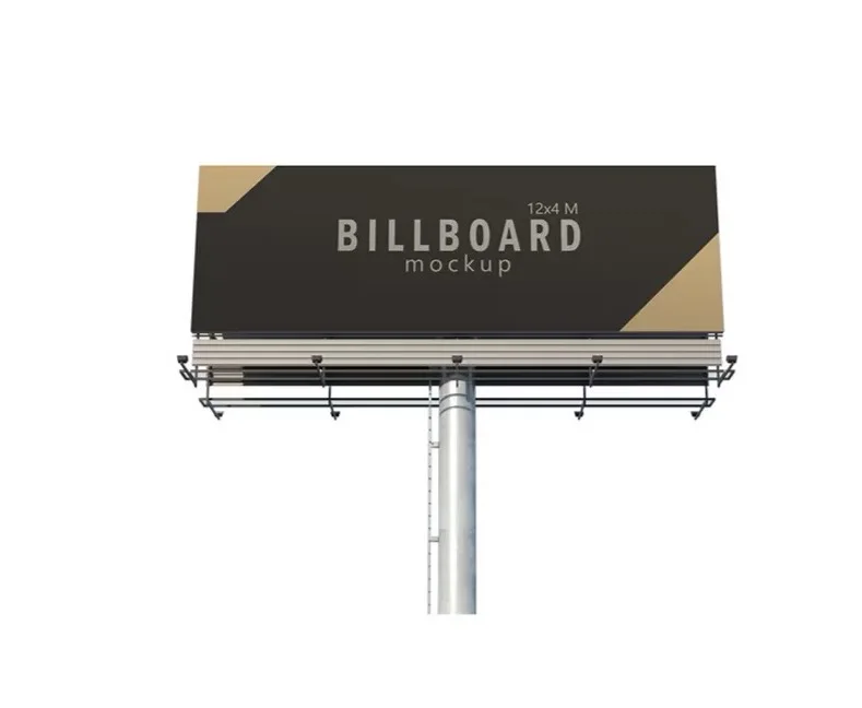 Highway Side Outdoor Waterproof Large Led Screen Advertising Solar Powered Sign Digital Billboard Display