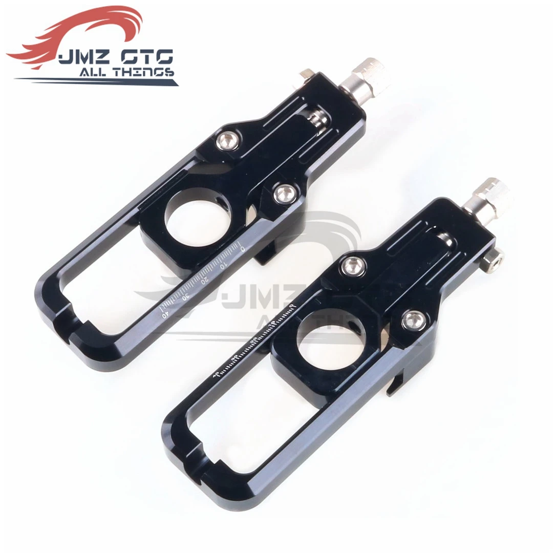 Motorcycle CNC Rear Axle Chain Adjuster TensionersFor KAWASAKI ZX10R 2011-2020 ZX-10R