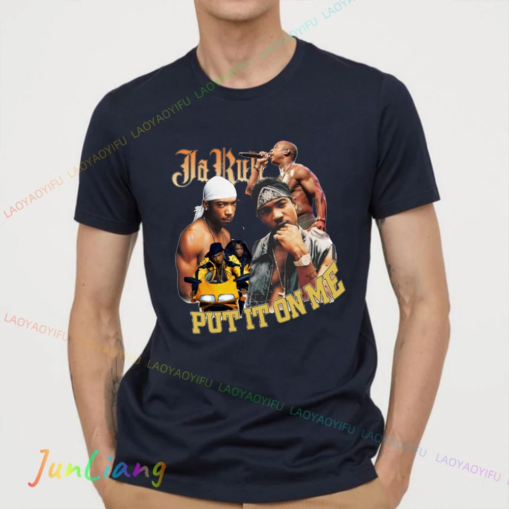 

Ja Rule Top Женская одежда Ретро Рэп Певица Футболки Унисекс 100% хлопок Подарок фанатам Женская одежда Harajuku Модная женская блузка