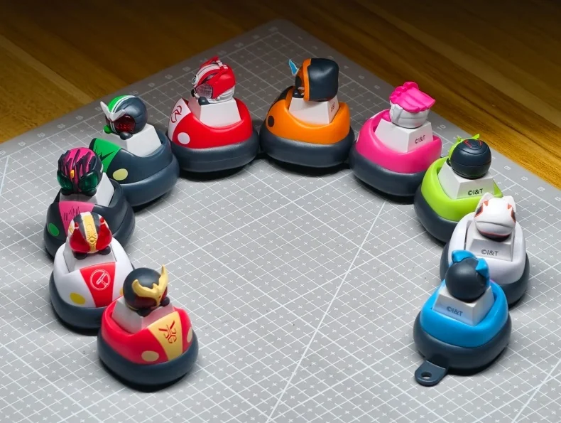 Original Kamen Rider Keycap Blind Box Serie 2 Mechanische Tastatur Keycap Q-Version Anime-Figur Taschenanhänger Sammlerstück Spielzeug Geschenk – Detail 4