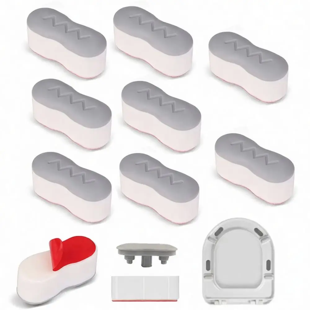 Toilet Lid Stabilizer Pad Heightening Buffer Accessory For For LSCOLO Standard Commode Cover Anti Wear Silent Protection