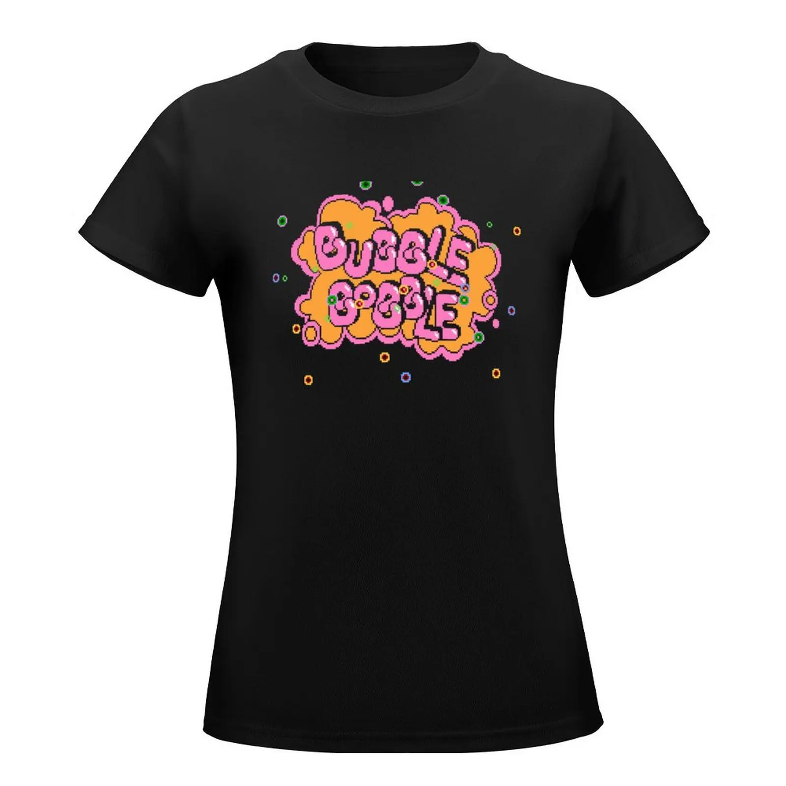 Bubble Bobble (NES) T-Shirt tops Short sleeve tee t-shirt dress for Women long