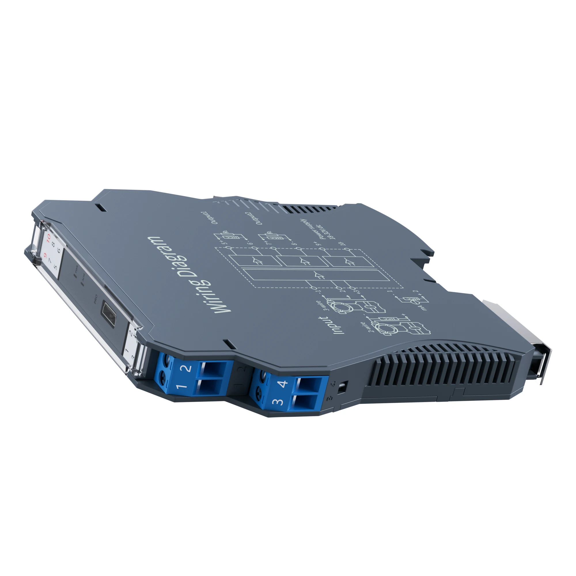 DC Signal Isolator 4-20mA Current One in Two Out Analog Passive Module Distribution Conversion 0-10V5