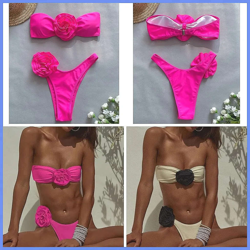 

Floral Push Up Bikini Set | Sexy Brazilian Swimwear for Women, Beach & Pool Bathing Suits