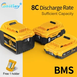 Camason batterij voor Dewalt 18V 20V power Tools oplaadbare elektrische tool Accessoires Lithium batterijen Vervangen DCB200 DCB184