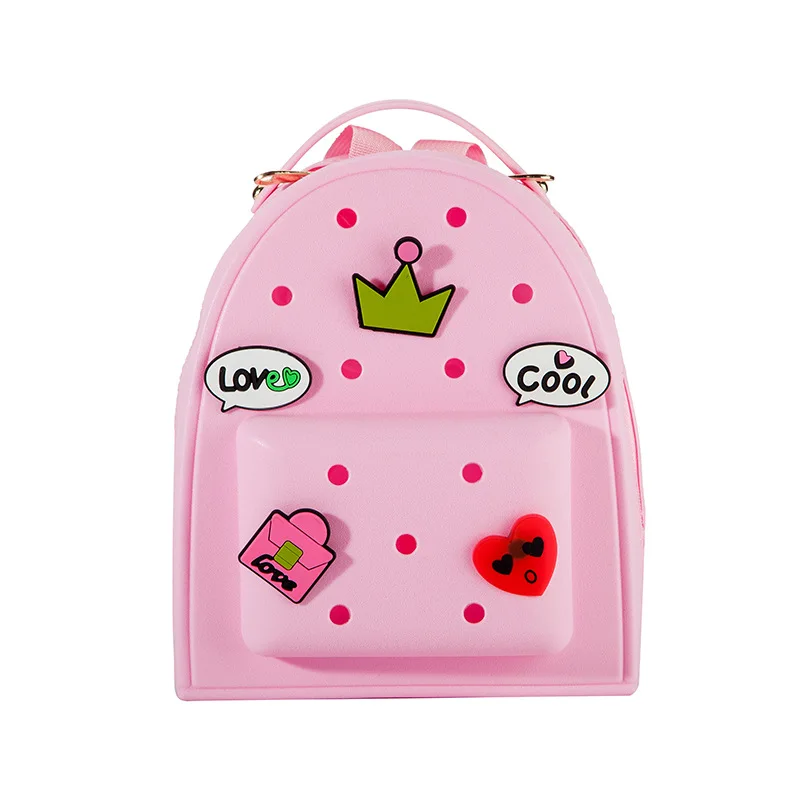 

New Silicone Foreign Trade Cartoon Cute Stamp Backpack for Women Bucket Backpack