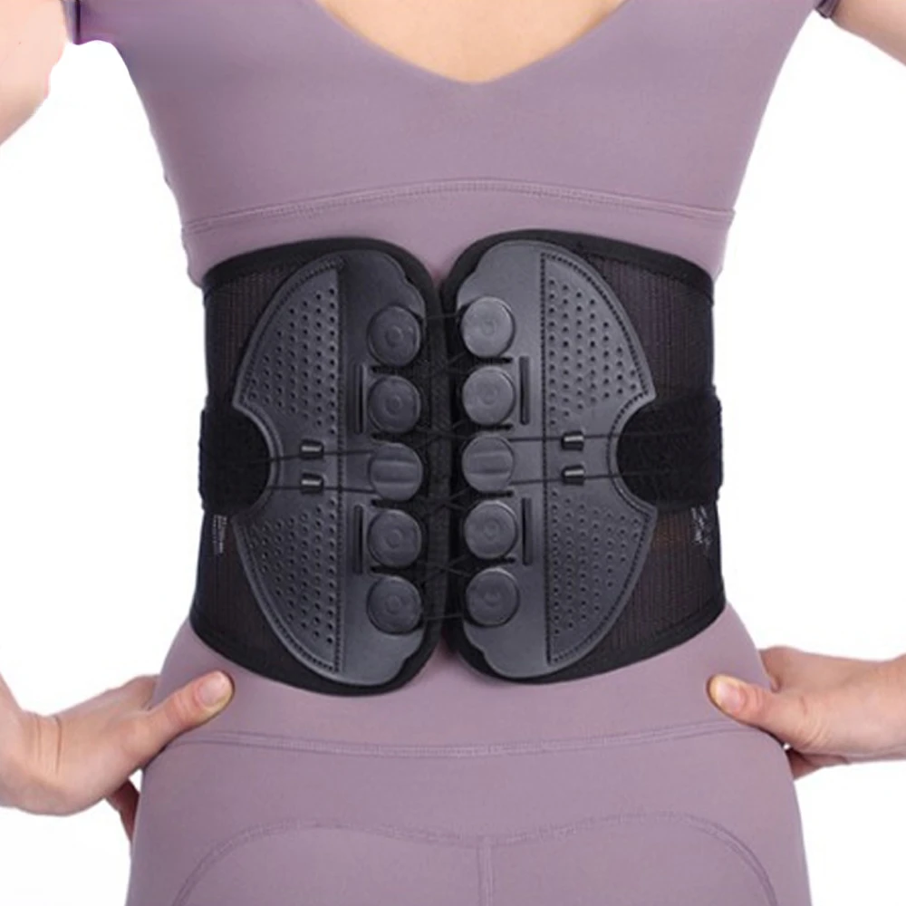 Rope Pulley System Waist Orthopedic Lower Back Support Belt Pain Relief Compression Belt Lumbar Brace Herniated Disc Sciatica