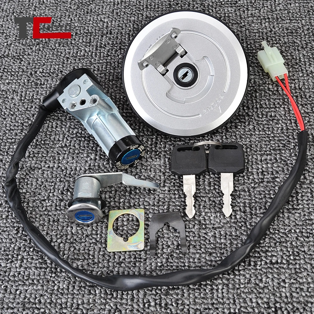 CBF125 Ignition Switch Fuel Gas Tank Cap Cover Seat Lock For Honda CBF125 CBF 125 2009-2013 2010 2011 2012 OEM 35010-KWF-950