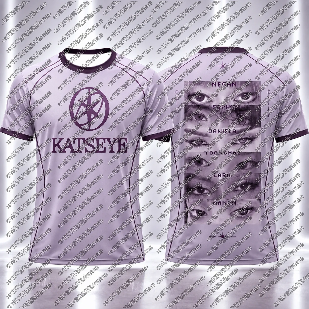 Sommer-Musikfestival-Essential KATSEYE Grafik-T-Shirt für Damen 2026 Neues Konzert-Merch Street-Style Lässiges Kurzarm-T-Shirt – Detail 7