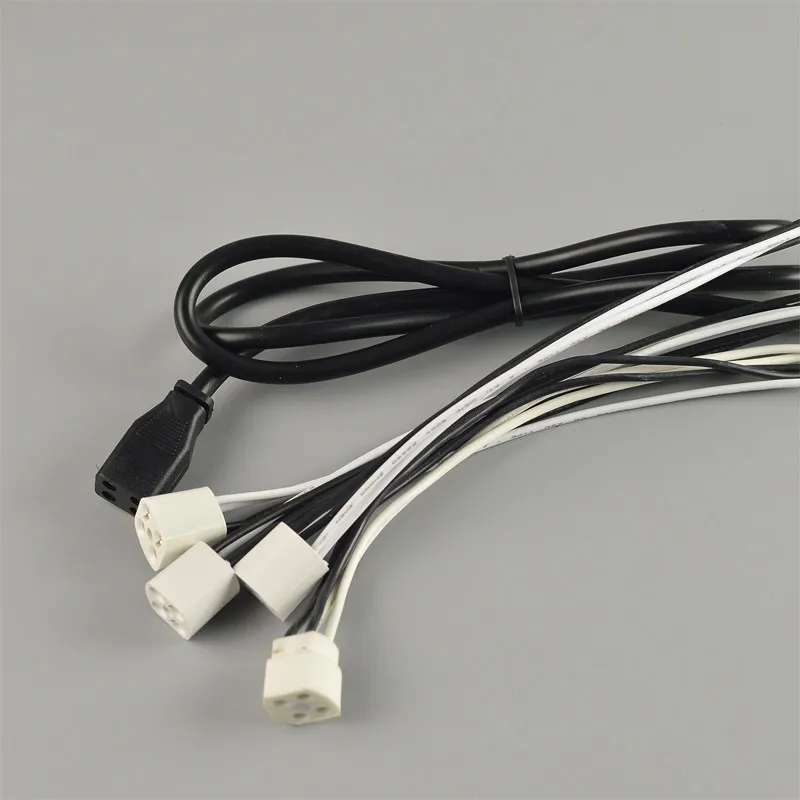 Single-ended four-pin UV germicidal UV lamp G10q integrated plug with wire national standard four-hole lamp holder