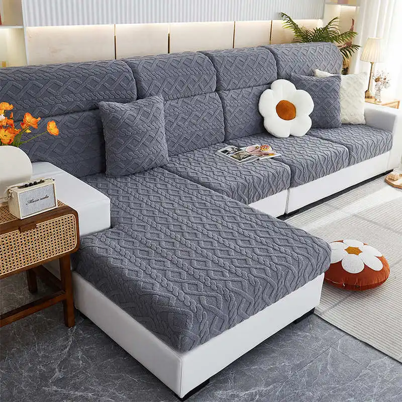 Simple Sofa Cover All-in-one Package Stretch Sofa Hat Non-slip Cushion Back Cover Four Seasons General Type