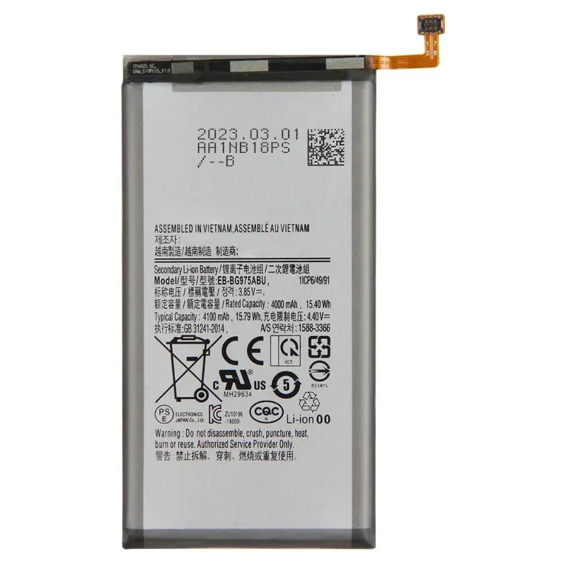 4100mAh Brand New Replacement Phone Lithium Battery+Tool For Samsung Galaxy S10+ S10 Plus SM-G9750