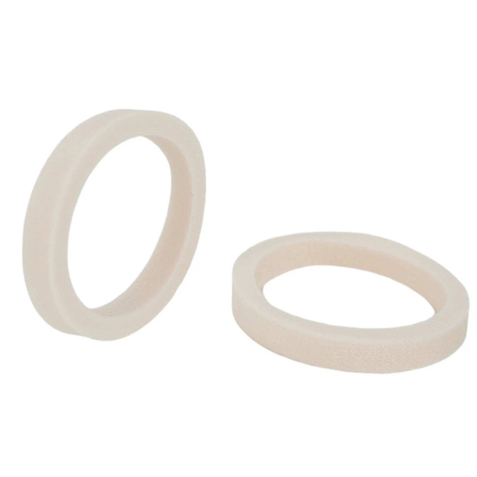 Dust Seal Rings Oil Seal Bike Foam Fork Parts Replacement White 2 Pcs Accessories Indoor Office Garden High Quality