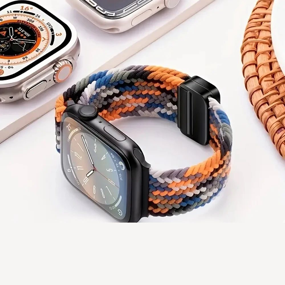 Pulseira Magnética Trançada compatível com Apple Watch