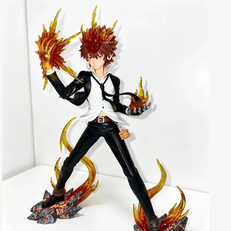 Anime-Figur Tsunayoshi Sawada, PVC-Sammlermodell, Vongola Tenth Katekyo Hitman Reborn, Desktop-Dekoration, Geschenk für Anime-Fans