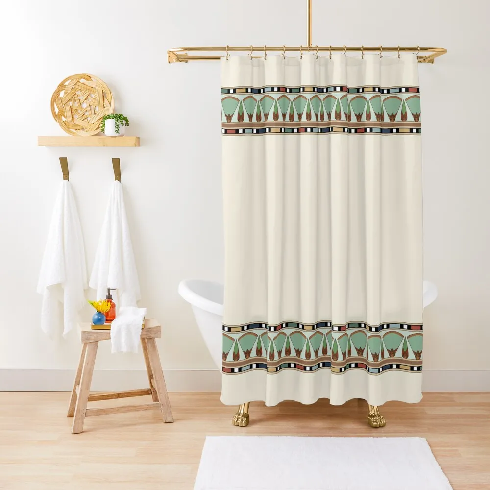 

Papyrus frieze Shower Curtain For Bathrooms Bathroom Shower Set Accessories For Shower And Services Curtain