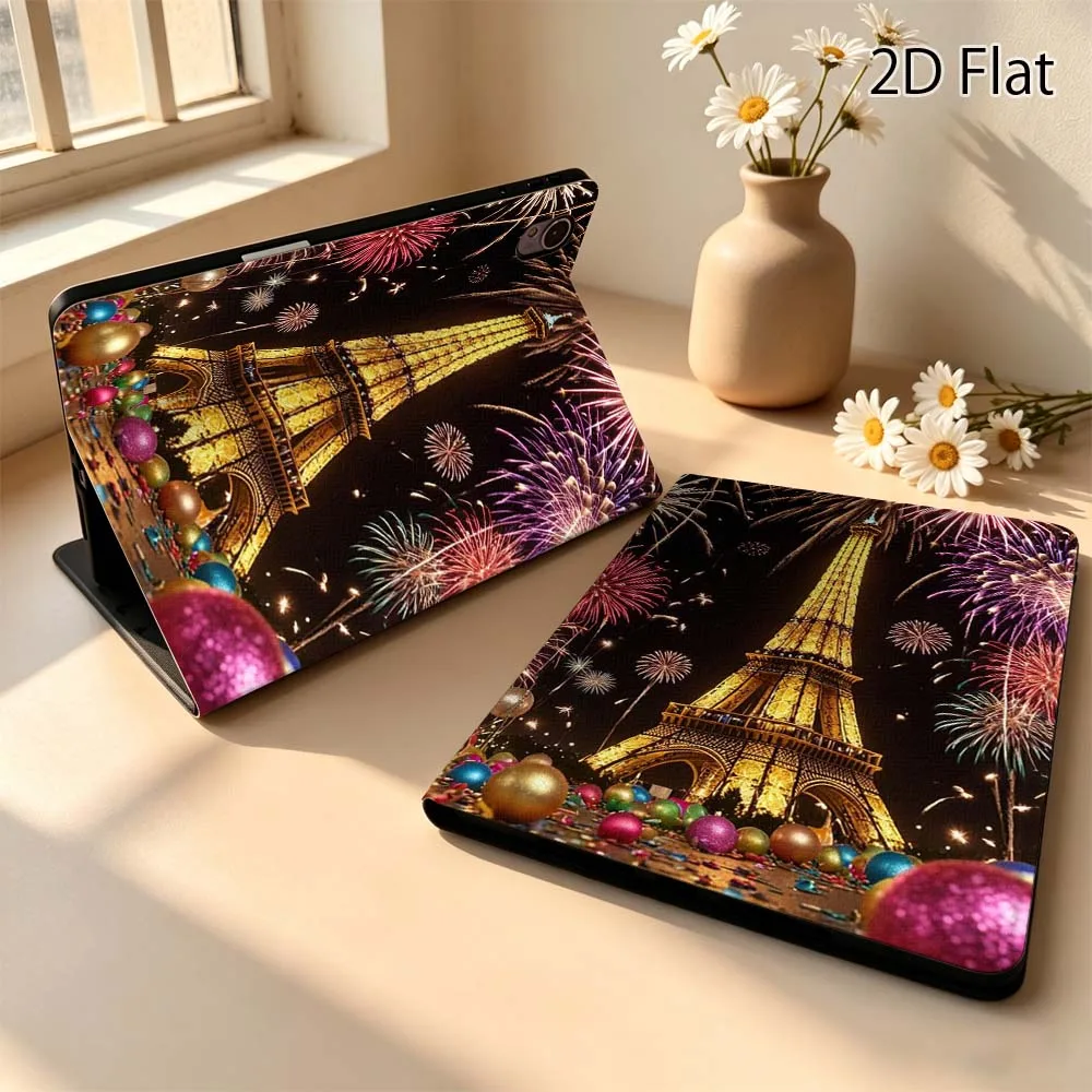Eiffel Tower Decoration Ball Soft For Lenovo Xiaoxin Pad Pro Tab P12 P11 11 11.2 11.5 10.6 inch K10 M10 Plus Tablet Case