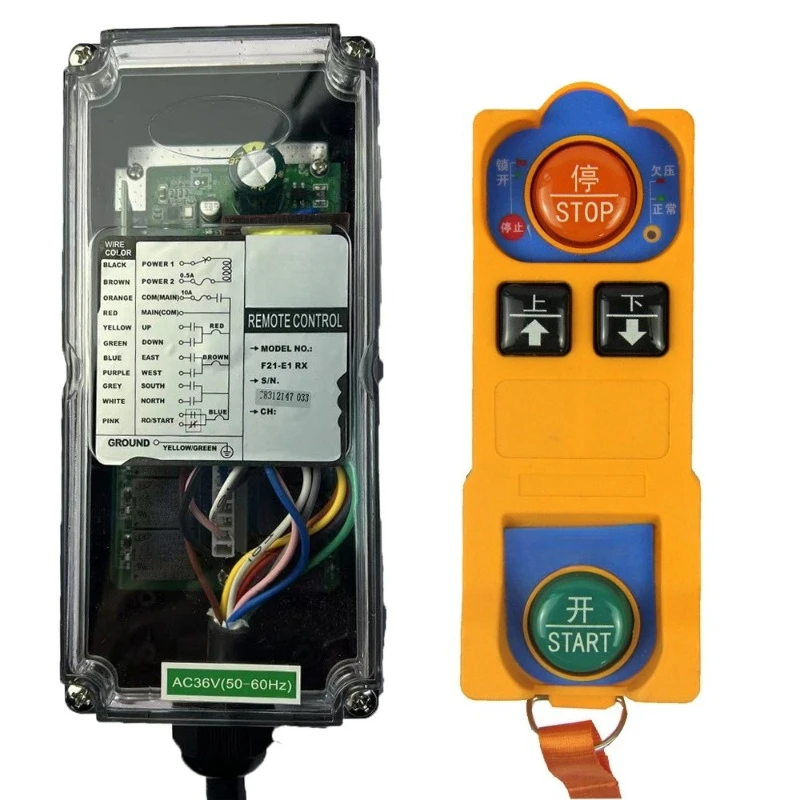 

Industrial wireless remote control YD21-2S electric hoist crane driving wireless industrial sub