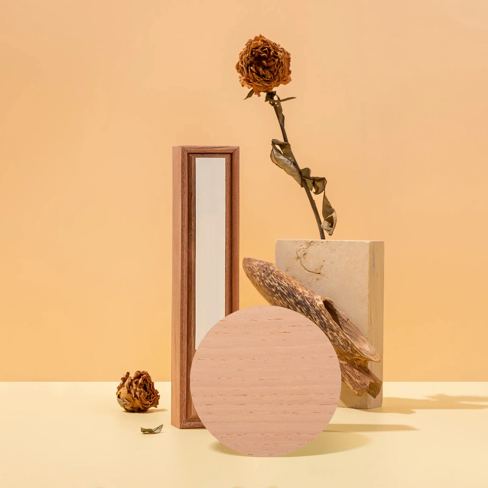 

2pcs Round Spanish Cedar Sheets For Humidor Cigar Storage Wood Divider Moisture Flavor Enhancement Cigar