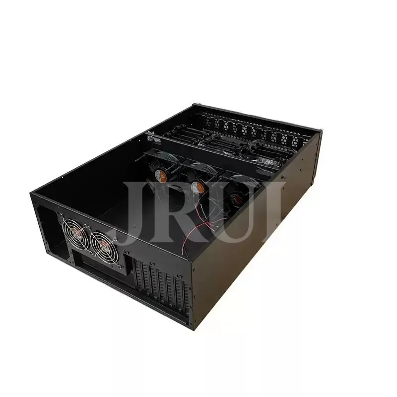 4U Server Storage Case 19 Inch Rack Mount Support 24HDD Bays Data Storage Enclosure