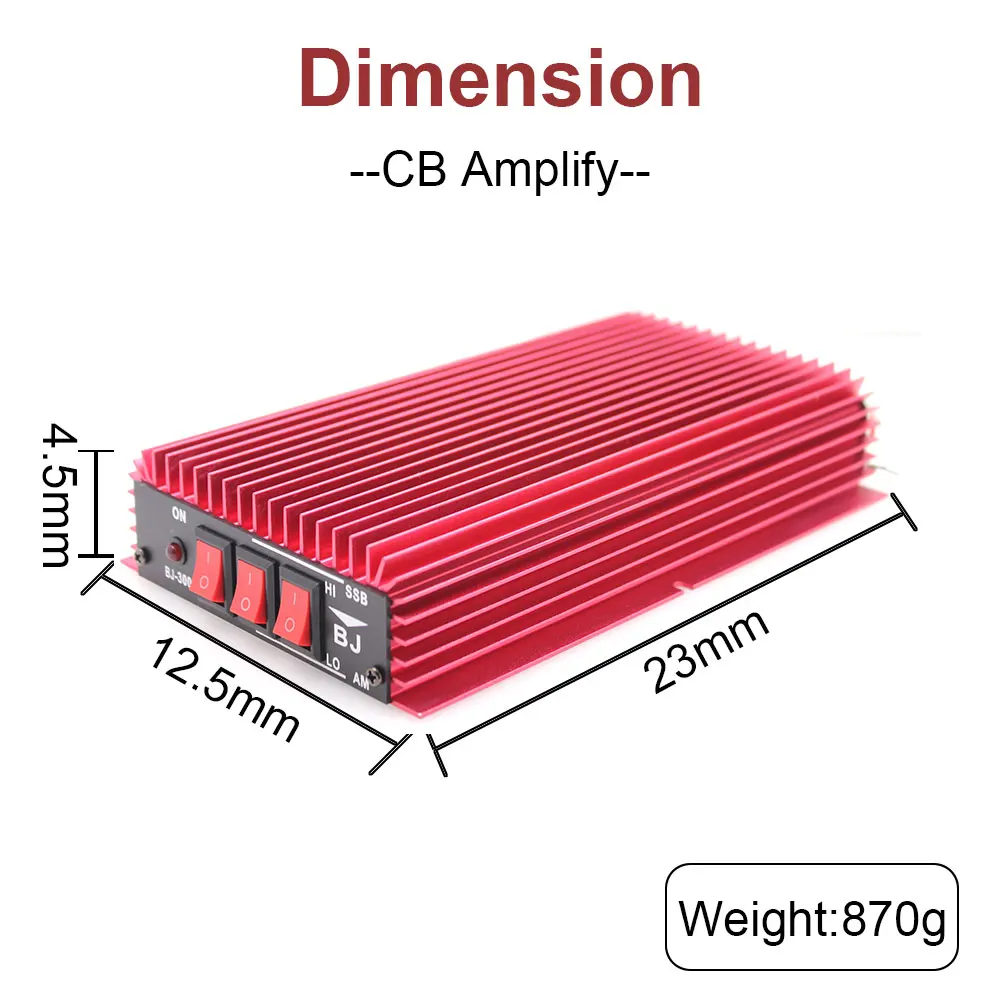 BJ-300 Power Amplifier BJ-300plus 100W FM 150W AM 300W SSB Walkie Talkie high-power Amplifie