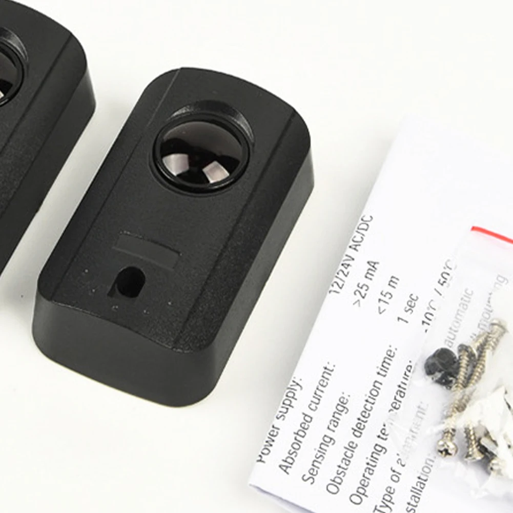 Automated Gate Infrared Sensor Kit Outdoor Gate Safety Sensors Safe Infrared Sensor for Automatic Doors Swing Gate Sliding Gate