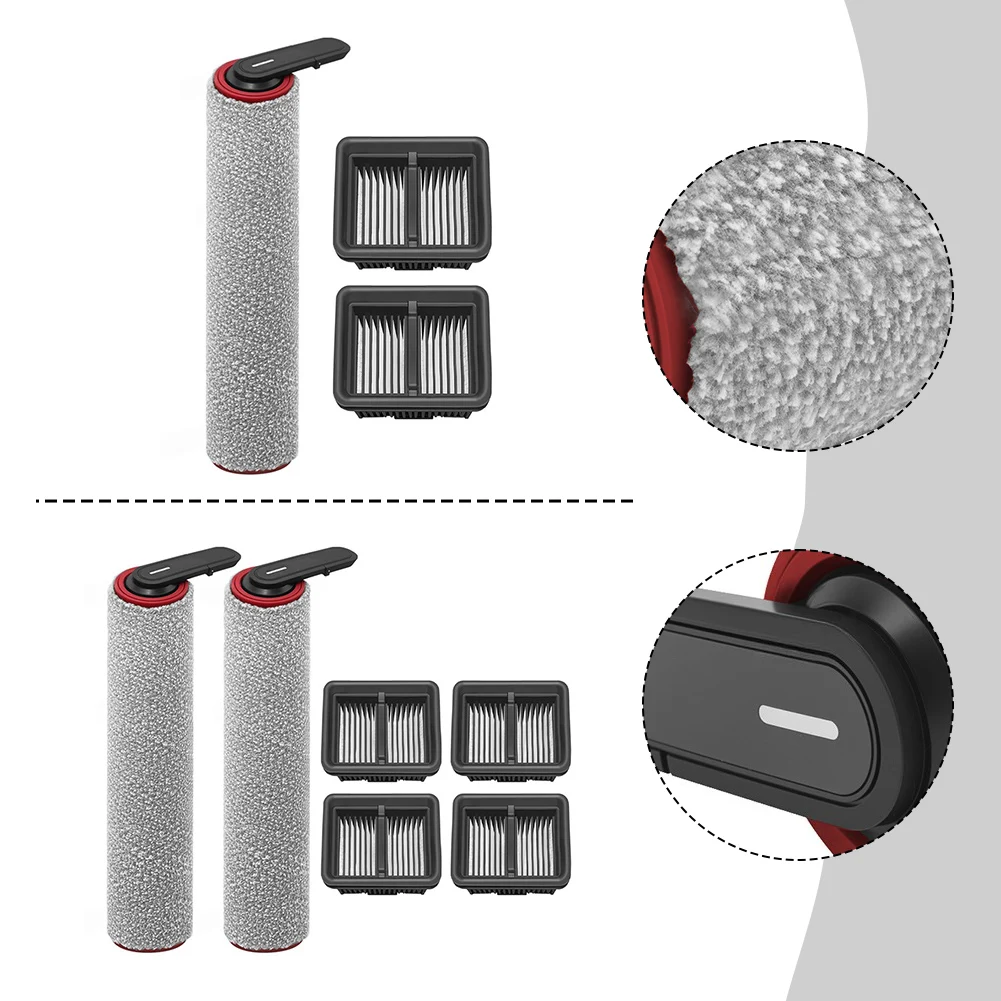 للمكنسة الكهربائية Mova M50 Ultra الرطبة والجافة، مجموعة مرشح الفرشاة الجانبية الرئيسية، ملحقات أجهزة التنظيف