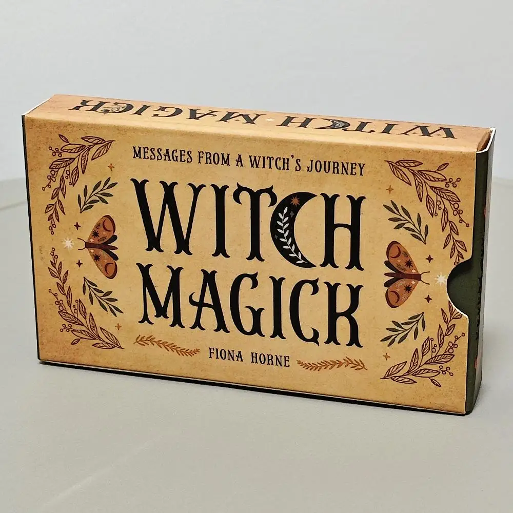 

Witch Magick Oracle Deck 10.3*6cm 40 Pcs Inspiration Cards with Keywords