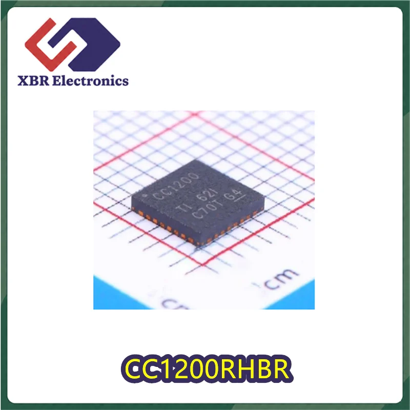 (10/30 pieces) CC1200RHBR CC1200 Wireless RF Transceiver Chip QFN-32 Brand New Original Authentic Product In Stock Fast Shipping