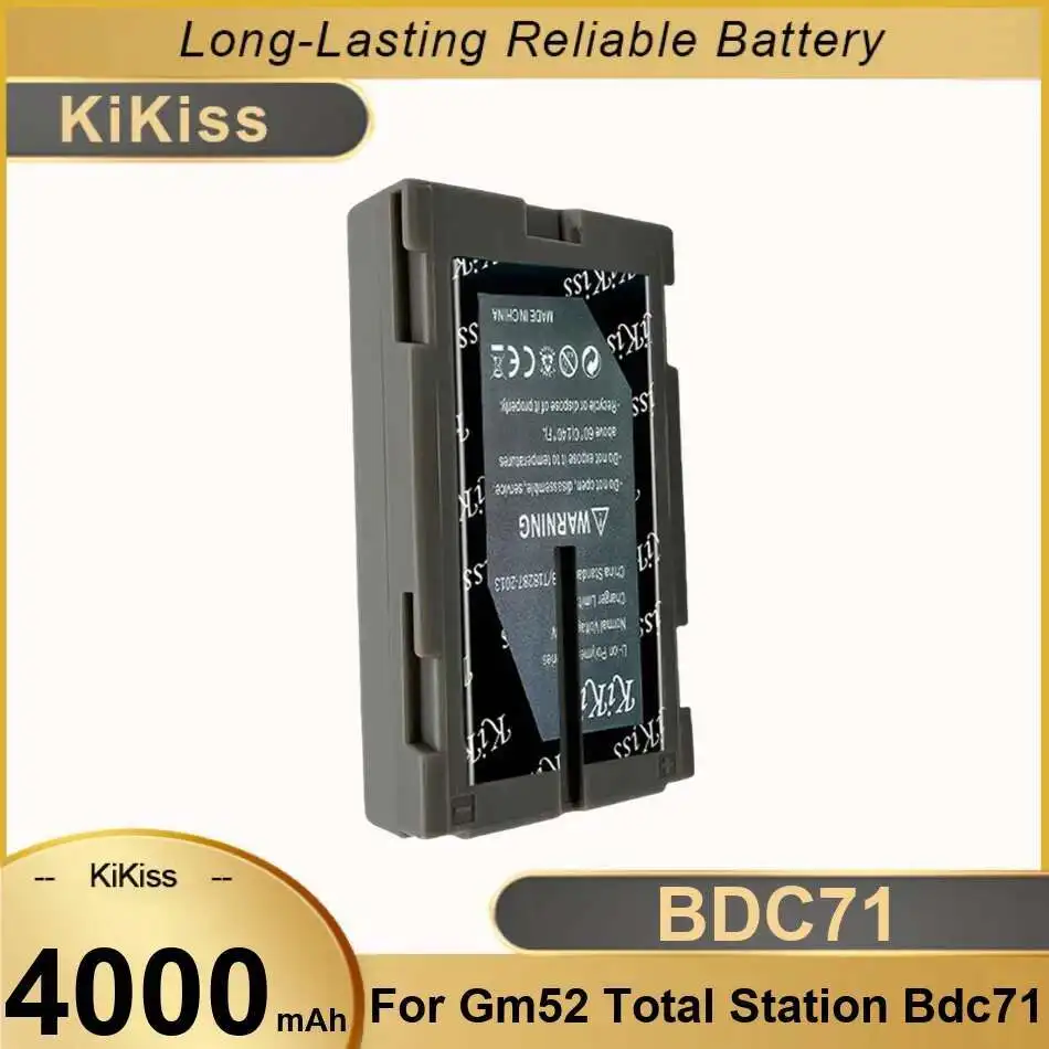 

Для тахеометра GM52, 7,2 В, BDC71, 4000 мАч, надежная замена аккумулятора