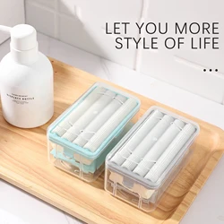 1pcs Multifunctional soap dish soap box hands-free foam soap dish hands-free foam drainage household storage box cleaning tool