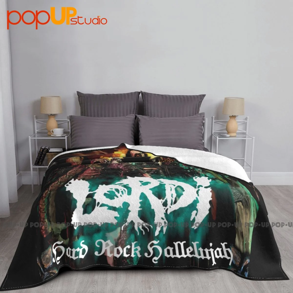 Lordi Hard Rock Hallelujah Arockalypse Tour Blanket Soft Flannel Super Warm Couch Blanket Sleeping Sheets