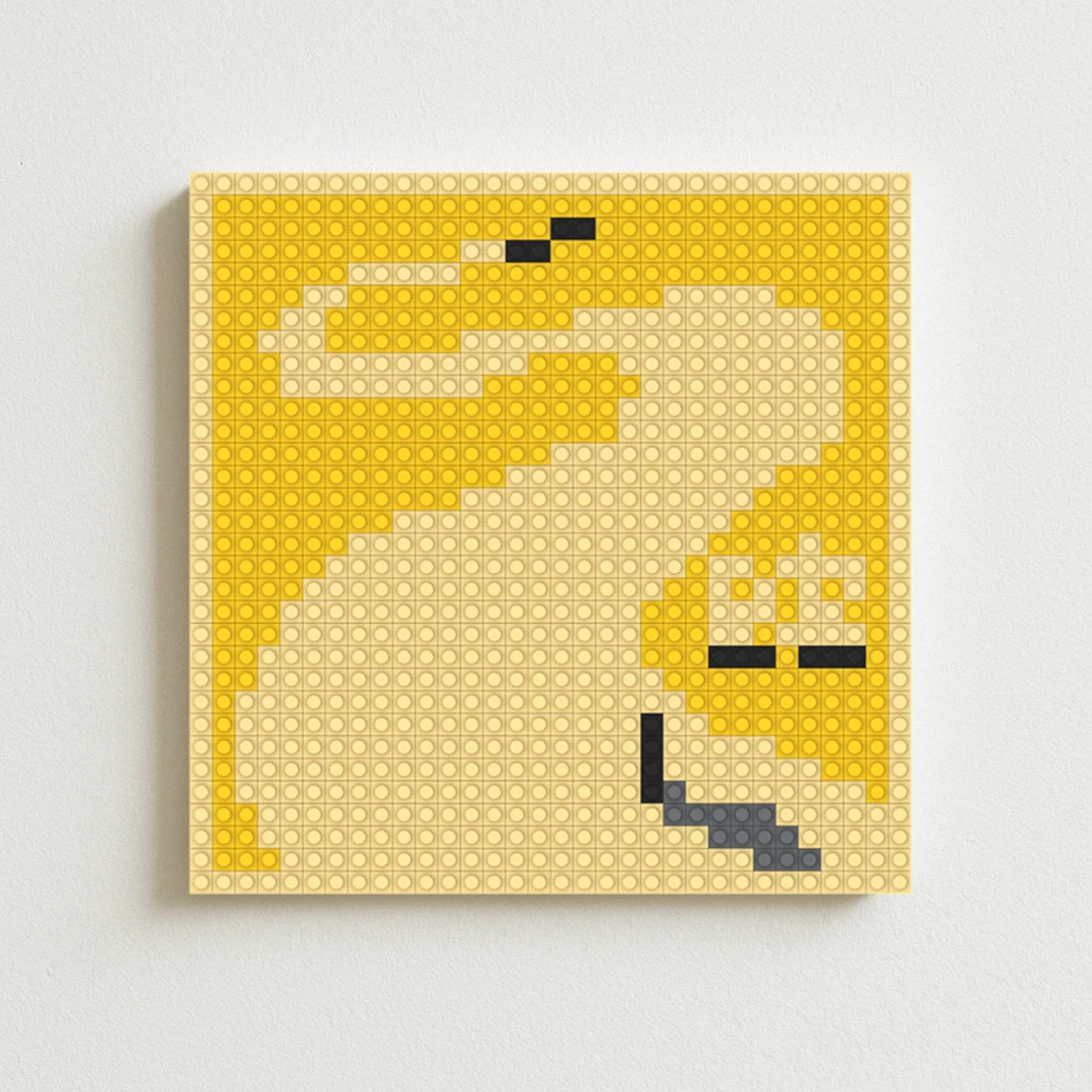 

Bruno Mars Doo-Wops & Hooligans Classic Pop Album Pixel Building Blocks Painting Music Star Merch Bedroom Desk Decor