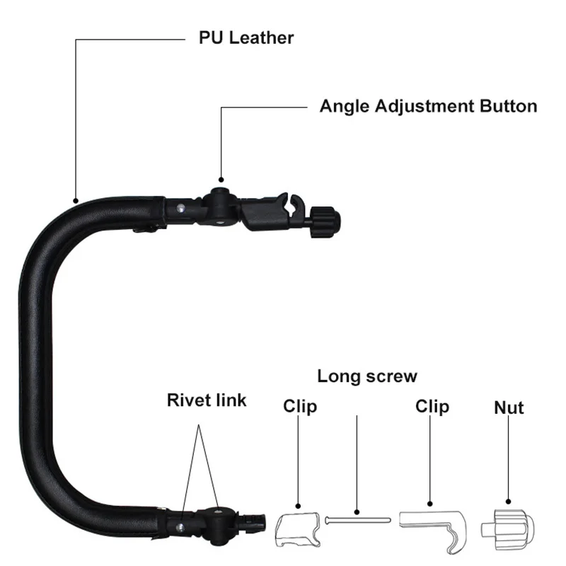 Universal Baby Stroller Accessories Bumper Bar Armrest Handlebar for Cybex Eezy S S+ Twist Bugaboo Bee 5 YOYO Prams