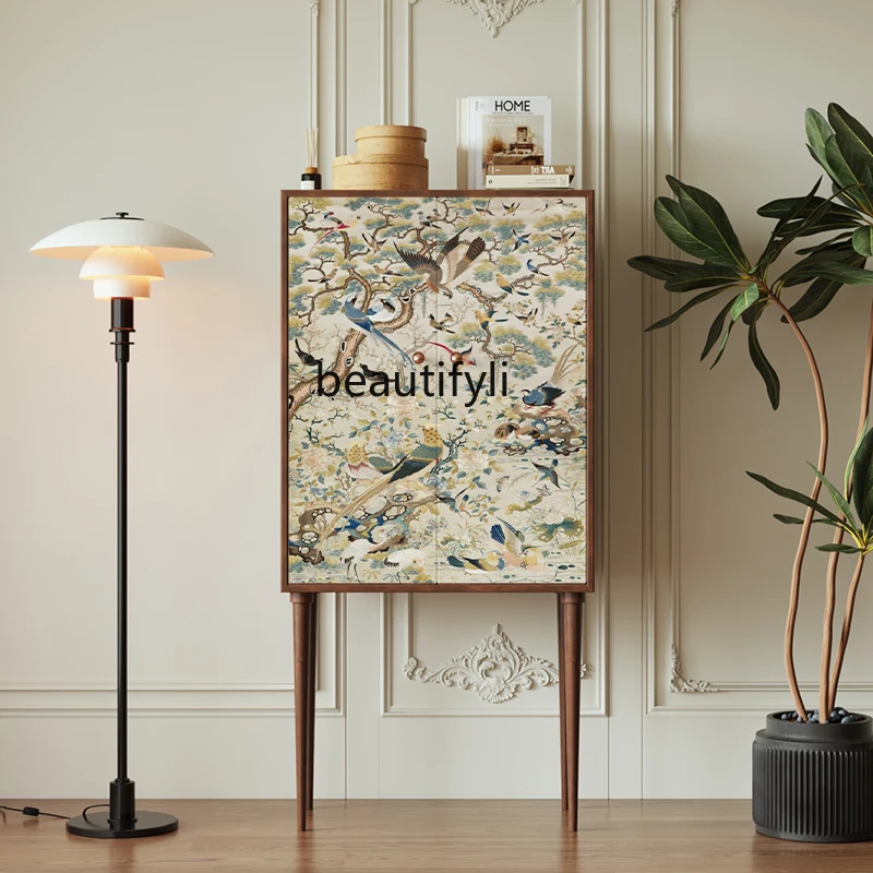 

Modern French artist household wall small apartment storage high chest living room bedroom sofa