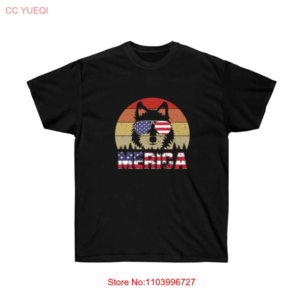 Merica Dog America Patriotic T-Shirt