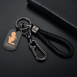 Violet Evergarden Keychain Dog Tag Metal Necklace Fashion Engraving Identity Card Souvenir Cosplay Props Fans Gift