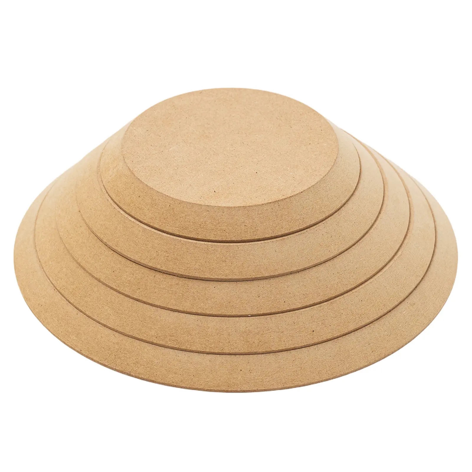 

5Pcs Pottery Molds Round Wooden Clay Moulds for Handbuilding Pottery Clay Press Mold Ceramic Plate Forming Molds