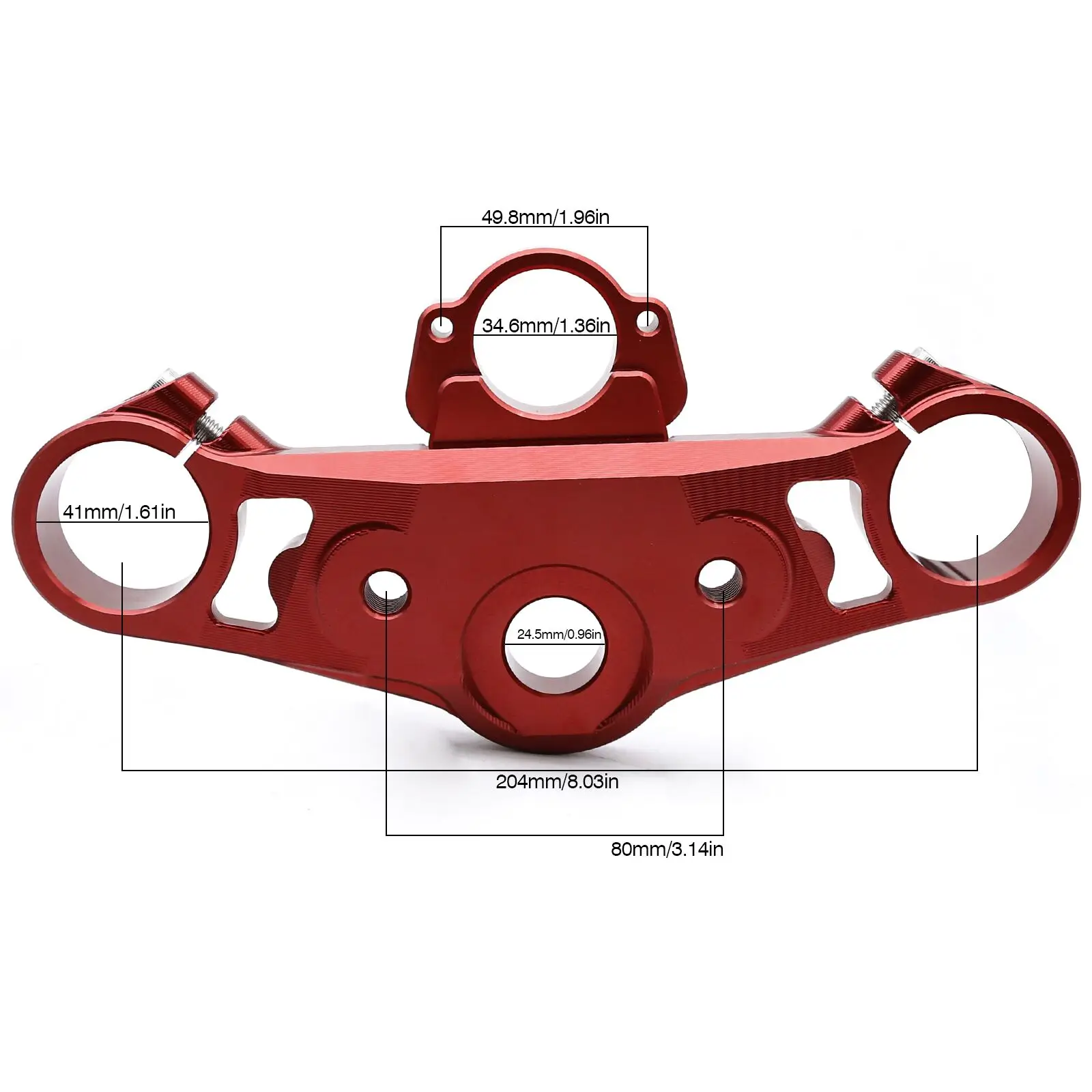 Para Honda CB400X CB400R 2017-2022 Top superior triplo árvore direção braçadeira CNC alumínio garfo dianteiro baixando Triple Tree superior braçadeira