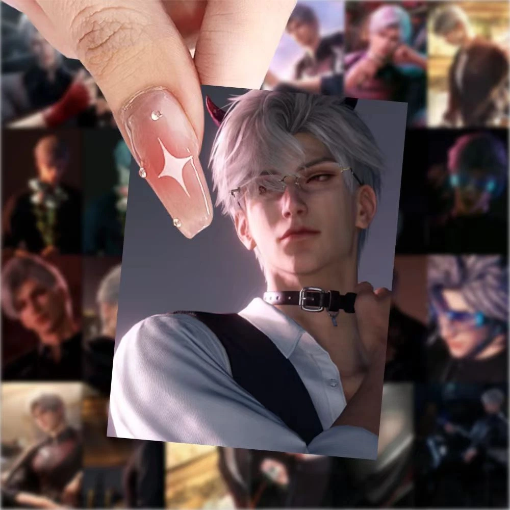 60Pcs/Set Love and Deepspace Sylus Qin Che Stickers Toy Waterproof Computer Mobile phone Luggage Sticker gift