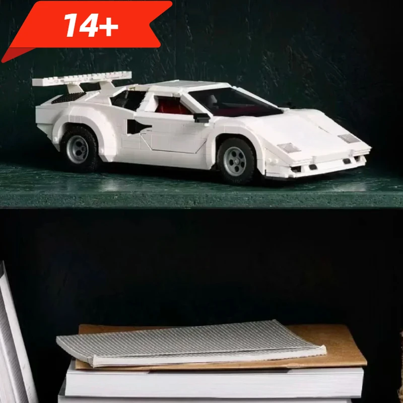 

2024 Новый 10337 Countach 5000 QV Строительные блоки 1506 шт. Модель супергоночного автомобиля Классическая коллекция Кирпичи Автомобили Игрушки для детей Подарок