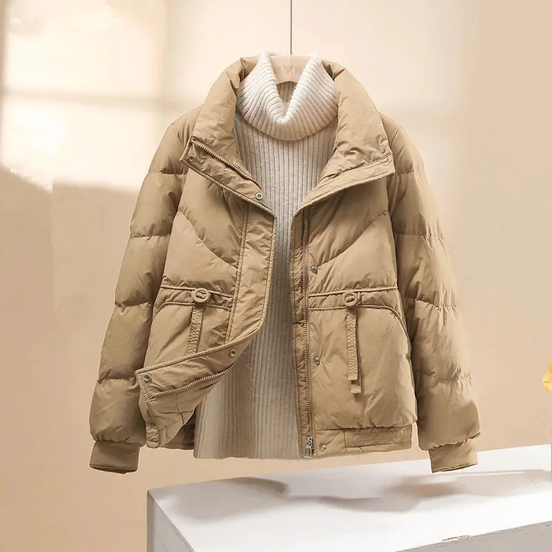 Ladies Oversized Loose All-Match Outerwear Winter Cotton Parkas Women Korean Warm Coat Female Sweet Short Padded Coats
