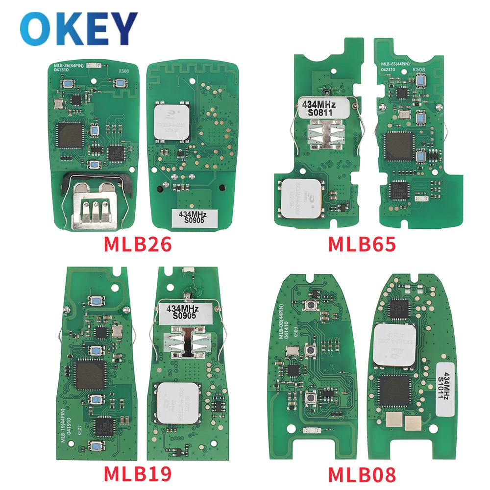 오키 KEYDIY PCB 5M 칩 433MHz 근접식 자동차 리모컨 키 (아우디 A3 A4 A5 A6 A7 A8 Q5 Q7 RS 폭스바겐 투아렉 포르쉐 MLB 카이엔 용)