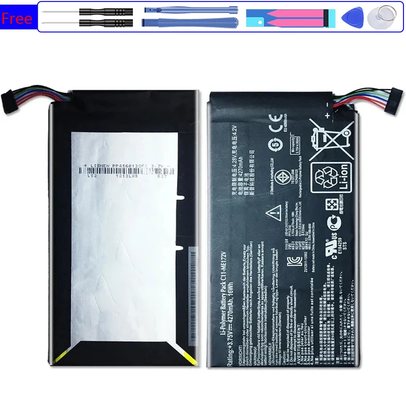 

Tablet Li-Polymer Battery For Asus MeMo Pad ME172V ME172 K004 / ME371MG ME371 4270mAh C11-ME172V