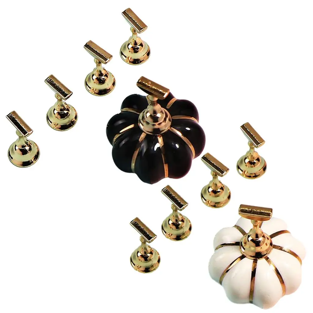 Pumpkin Nail Art Holder Magnetic Showing Shelf for Nail Art Display Nail Art Beginners