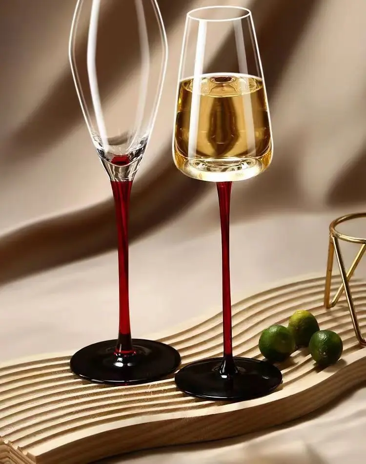 2 قطعة/مجموعة الأوروبي الشمبانيا الزجاج القدح هدية صندوق الإبداعية كريستال زجاج النبيذ الأحمر الشمبانيا الزجاج الأصدقاء Couples هدية #4