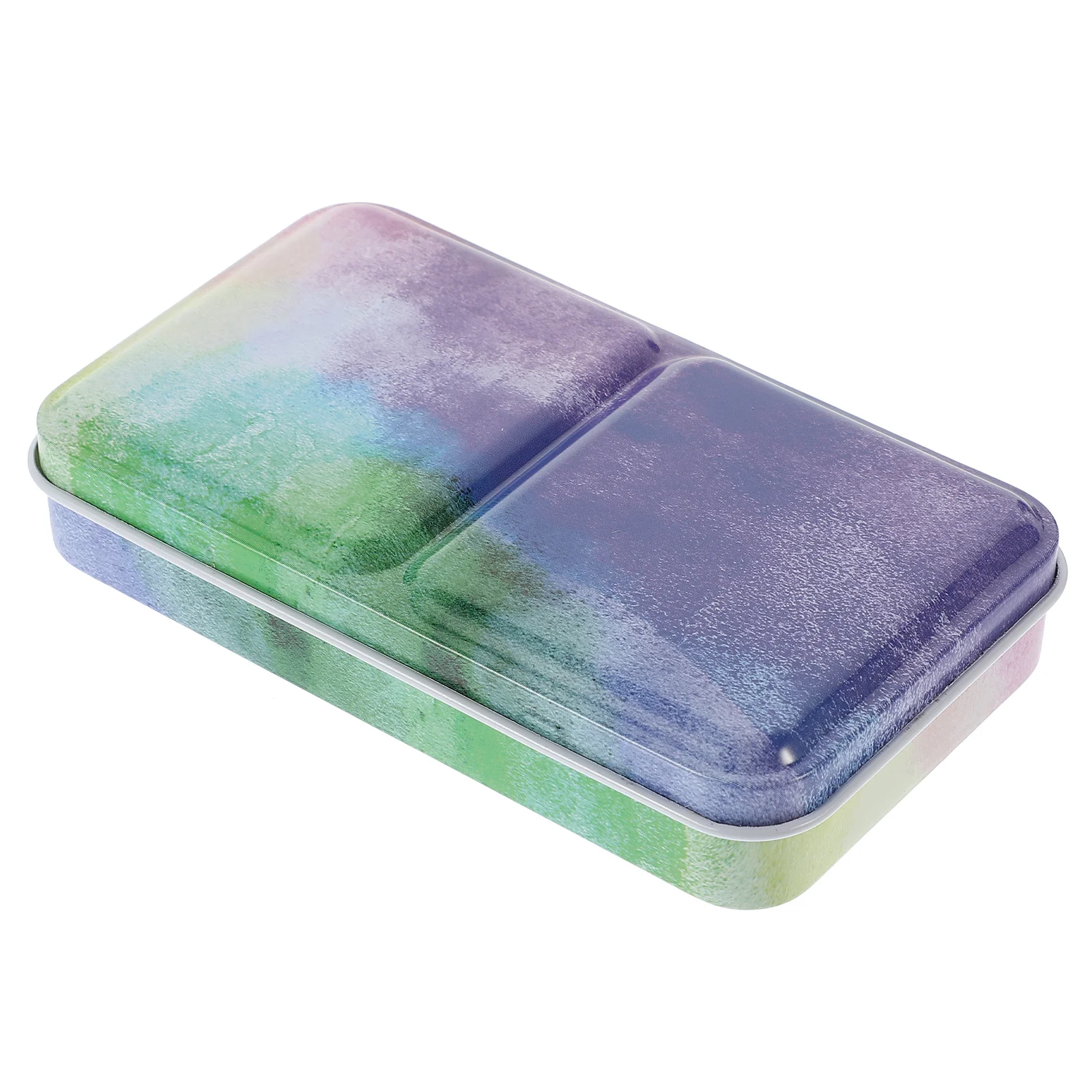 

1 Set Empty Watercolor Paint Box Portable Tin Palette For Artists Students Diy Pigment Mixing Case Durable Art Painting Storage